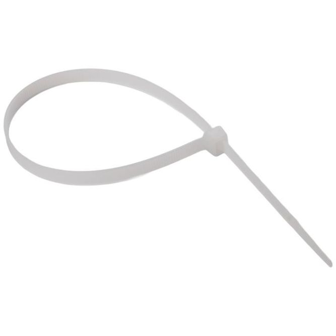 Хомут кабельный PCT 7.6х350-100WH 7.6х350 PA6.6 бел.(уп.100шт) JazzWay 5054219