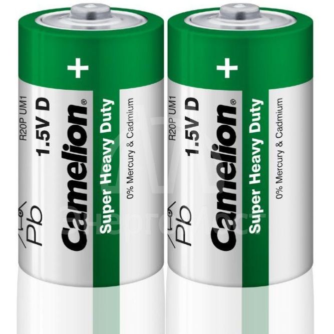 Элемент питания солевой R R20 (шринка 2шт) Camelion 1662