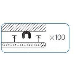 Клипса для монтажа Дюралайта 13мм Космос KOC-DL-CL13
