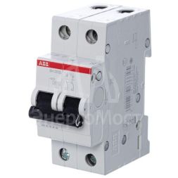 Выключатель автоматический модульный 2п C 40А 4.5кА SH202L C40 ABB 2CDS242001R0404