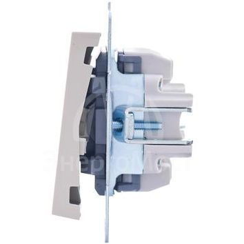 Механизм выключателя проходн. 2-кл.СП VESNA проходной двойной кремов. LEZARD 742-0388-106