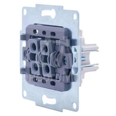 Механизм выключателя проходн. 2-кл.СП VESNA проходной двойной кремов. LEZARD 742-0388-106