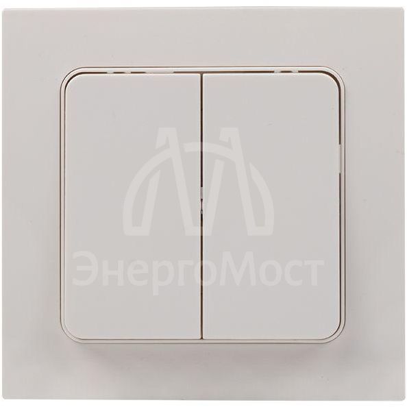 Выключатель 2-кл. Стокгольм 10А бел. PROxima EKF EXV10-023-10