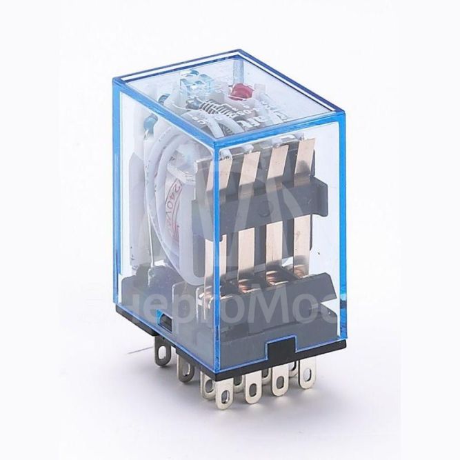 Реле промежуточное ПР-102 4 конт. с инд. LED 5А 220В AC SchE 23225DEK