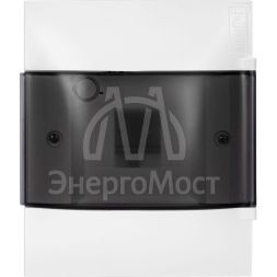 Щиток пластиковый навесной Practibox S 1х4 дым. дверь Leg 134614