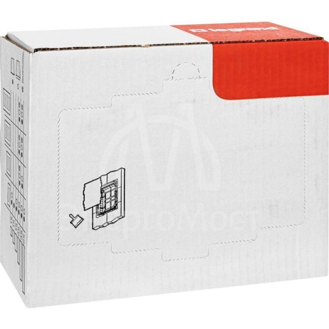 Щиток пластиковый навесной Practibox S 1х4 дым. дверь Leg 134614