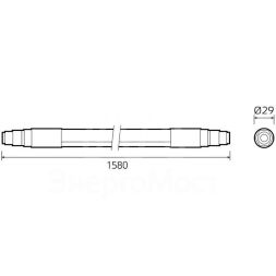 Светильник светодиодный 1580х29х29мм 36Вт 6500К 3650лм IP65 COMPACT линейный матов. соед. в линию до 10шт GAUSS 843424336