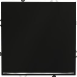 Переключатель проходной 1-кл. СП S70 10А с подсветкой механизм черн. матов. Voltum VLS010408