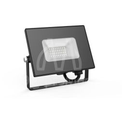 Прожектор светодиодный Elementary 20Вт 1600лм IP65 зел. свечения черн. корпус Gauss 613100620