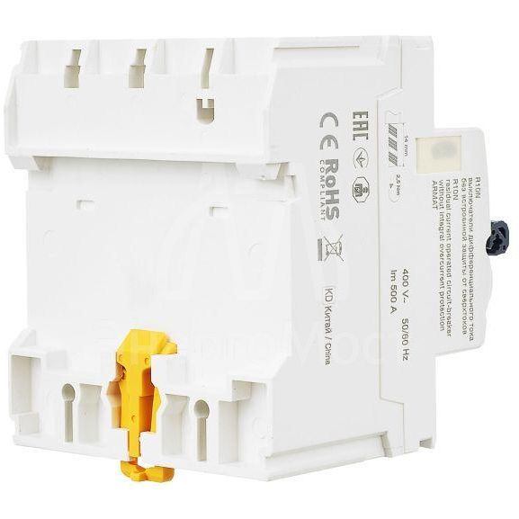 Выключатель дифференциального тока 4п 40А 30мА тип AC ВДТ R10N ARMAT IEK AR-R10N-4-040C030