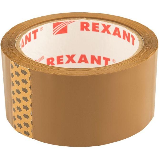 Скотч упаковочный 48ммx66м 50мкм корич. Rexant 09-4212