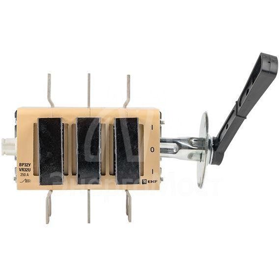 Выключатель-разъединитель ВР32У-35B71250 250А 2 напр. с дугогасит. камерами съемная лев./прав. рукоятка MAXima EKF uvr32-35b71250