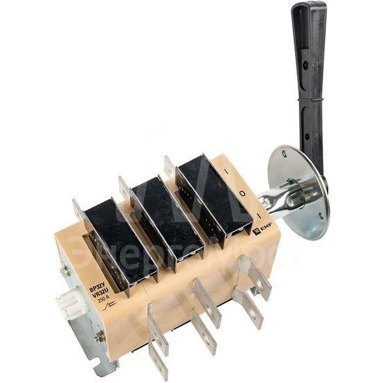 Выключатель-разъединитель ВР32У-35B71250 250А 2 напр. с дугогасит. камерами съемная лев./прав. рукоятка MAXima EKF uvr32-35b71250