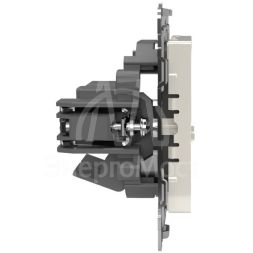 Розетка компьютерная 2-м СП Pixel RJ45 кат.5E механизм беж. TOKOV ELECTRIC TKE-PX-RC2-C02