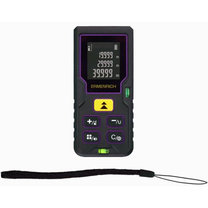 Рулетка лазерная Reel PLUS GD40 фиолет. Ermenrich 84643