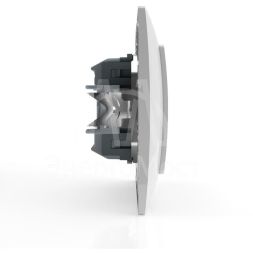 Выключатель 2-кл. СП AVA 10А IP20 с индикатором в сборе бел. TOKOV LIGHT TKL-AV-V2IF-C01