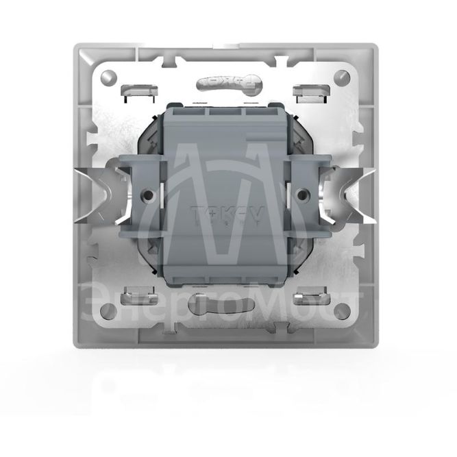 Выключатель 2-кл. СП AVA 10А IP20 с индикатором в сборе бел. TOKOV LIGHT TKL-AV-V2IF-C01