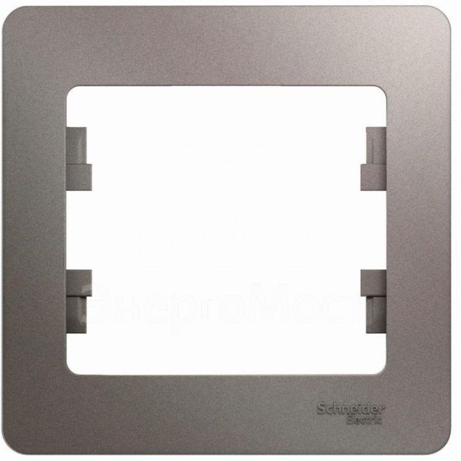 Рамка 1-м Glossa платина SE GSL001201