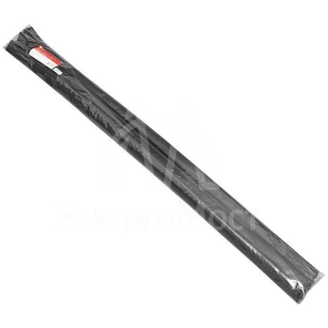 Трубка термоусадочная ТУТк с клеевым слоем нг 18/6 черн. 1м (уп.10м) PROxima EKF tut-k18-b