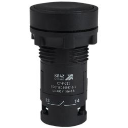 Кнопка OptiSignal Compact D22 С7-P-211 черн. 1НО+1НЗ XB7NA25 КЭАЗ 362043