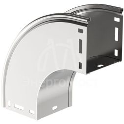 Угол для лотка плавн. 90град. тип В20 ESCA 100х100 IEK CPV41-0-90-100-100