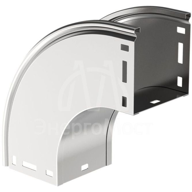 Угол для лотка плавн. 90град. тип В20 ESCA 100х100 IEK CPV41-0-90-100-100