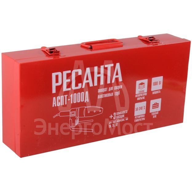 Аппарат для сварки пластиковых труб АСПТ-1000Д Ресанта