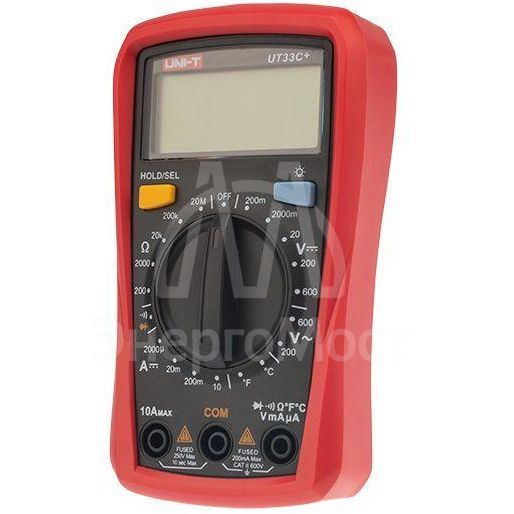 Мультиметр портативный UT33C+ с измер. температуры прозвонка UNI-T 13-0057