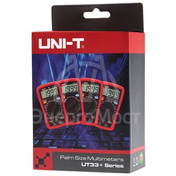 Мультиметр портативный UT33C+ с измер. температуры прозвонка UNI-T 13-0057