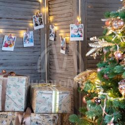 Прищепка деревянная &amp;quot;Елочки&amp;quot; 14.5х4.5х1.6см роз. (уп.6шт) Neon-Night 504-032