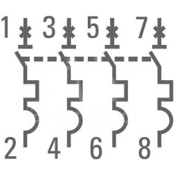 Выключатель автоматический модульный 4п C 10А 4.5кА ВА 47-63 PROxima EKF mcb4763-4-10C-pro
