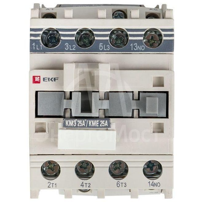 Контактор КМЭ 25А кат. 380В AC 1НЗ EKF ctr-s-25-380-nc