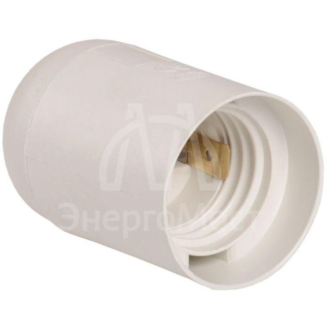 Патрон электрич. E27 Ппл27-04-К02 подвесной пластик бел. (с этикет.) IEK EPP10-04-01-K01