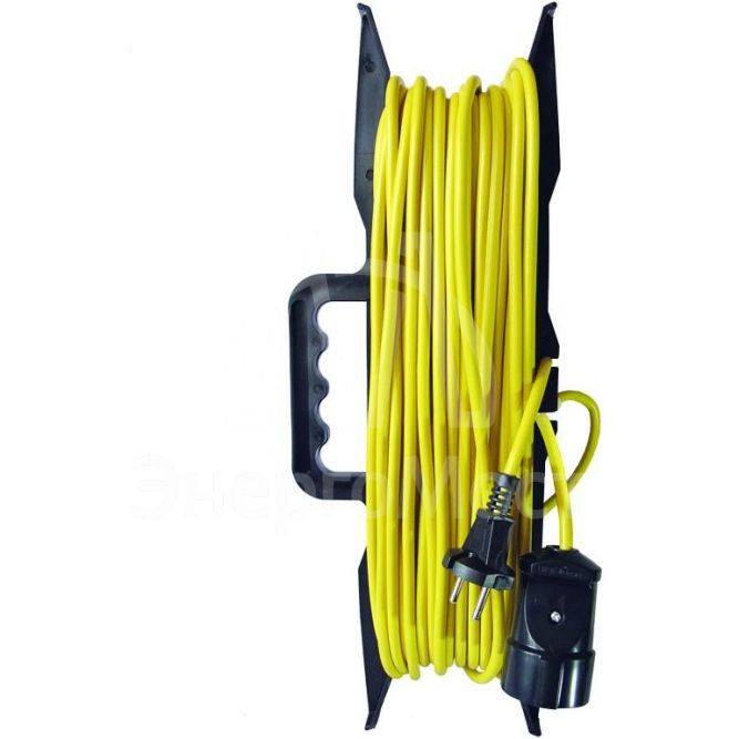 Удлинитель-шнур на рамке 1х20м без заземл. 10А IP20 1.3кВт Союз 481S-5102