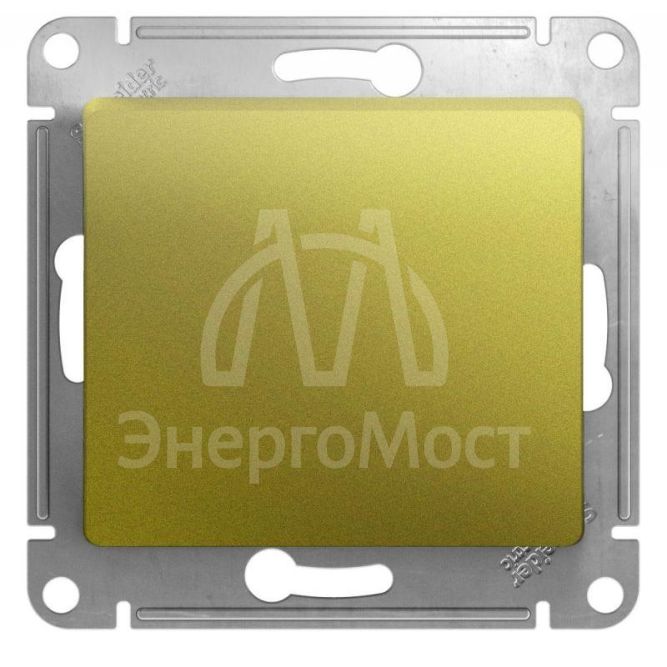 Механизм выключателя 1-кл. СП Glossa 10А IP20 (сх. 1) 10AX фисташк. SchE GSL001011
