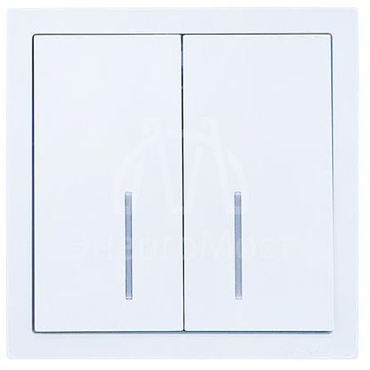 Выключатель 2-кл. с индик. СП ZIMA IP20 10А безвинт. зажим бел. LEZARD 704-0288-112QC