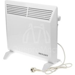 Конвектор электрический 2кВт с механическим термостатом; СТИЧ нагревательный элемент; ножки Rexant 60-0092