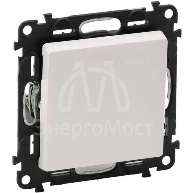 Механизм переключателя промежуточного 1-кл. СП Valena Life 10А IP20 250В 10AX с лиц. панелью винт. зажимы бел. Leg 752407
