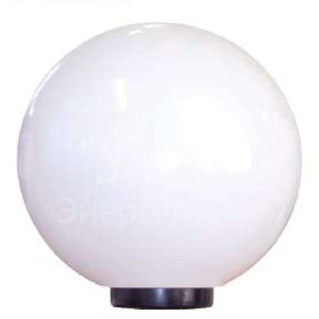 Светильник НТУ 06-75-01 &amp;quot;Шар&amp;quot; 75Вт E27 IP55 d300 Б опал ПММА /корпус плоск. черн. (инд. упак.) Элетех 1030480148