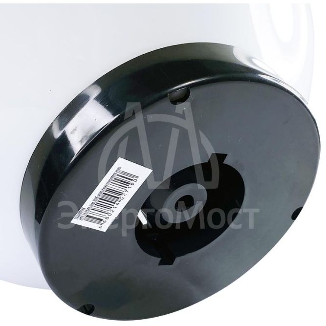 Светильник НТУ 06-75-01 &amp;quot;Шар&amp;quot; 75Вт E27 IP55 d300 Б опал ПММА /корпус плоск. черн. (инд. упак.) Элетех 1030480148