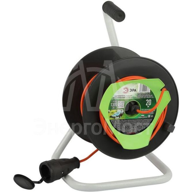Удлинитель на катушке 1х20м без заземл. RP-1-2x0.75-20m ПВС 2х0.75 Эра Б0059767