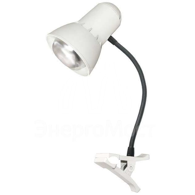 Светильник Надежда-ПШ (на клипсе) без лампы 40Вт ЛОН E27 бел. Трансвит 211