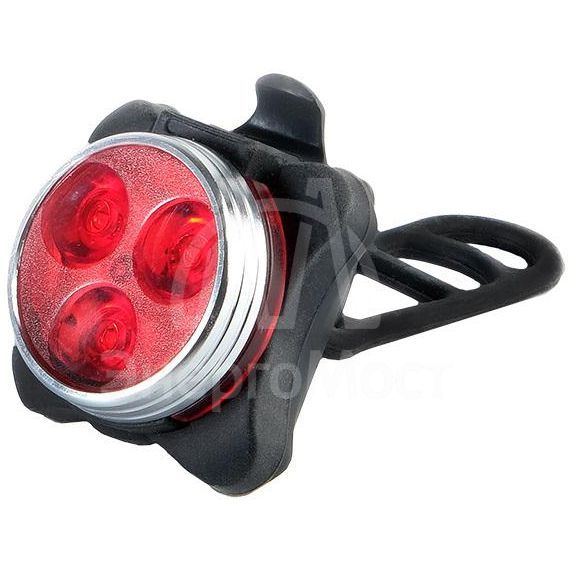 Фонарь велосипедный BR3-L03 12лм IP44 3SMD задний 4 режима: 100проц./50проц./частое мигание/редкое мигание аккум. USB ФАZА 5034235
