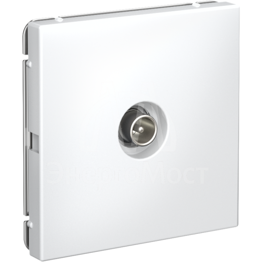 Розетка телевизионная оконечная TV ArtGallery 1дБ механизм бел. SE GAL000191