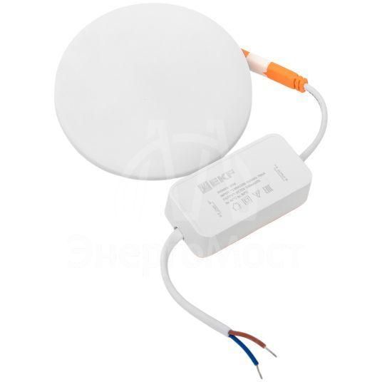 Светильник светодиодный ДВО 1103 10Вт 6500К IP20 круглый встраив. даунлайт безрамочный LUMA EKF DLL-1103-R-10-6500