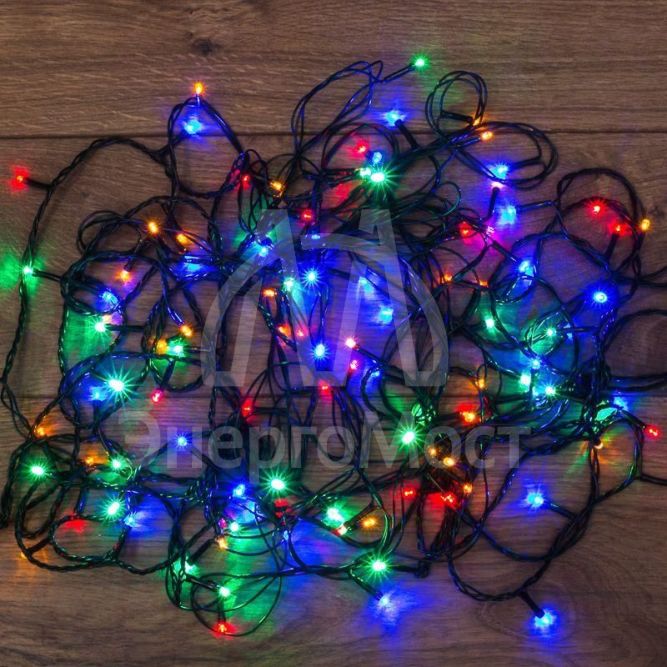 Гирлянда светодиодная универсальная 20м 200LED мультиколор с контроллером Neon-Night 304-119
