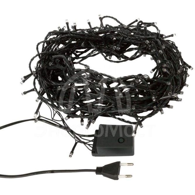 Гирлянда светодиодная универсальная 20м 200LED мультиколор с контроллером Neon-Night 304-119