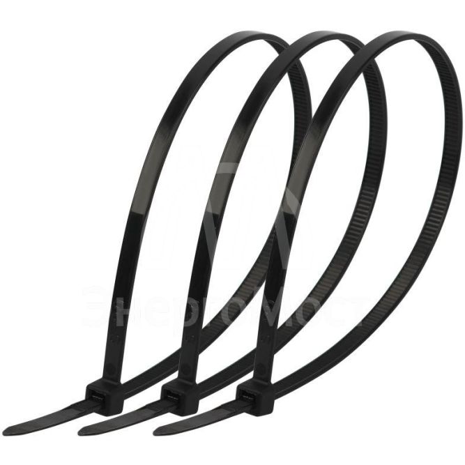 Хомут кабельный 7.6х300 NO-225-191 черн. (уп.100шт) Эра Б0066007