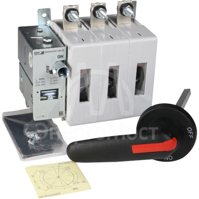 Выключатель нагрузки OptiSwitch DI-3-400-3P КЭАЗ 274889