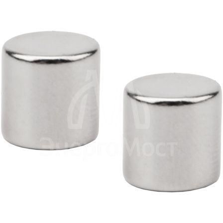Магнит неодимовый диск 10х10мм сцепление 3.7 кг (блист.2шт) Rexant 72-3115